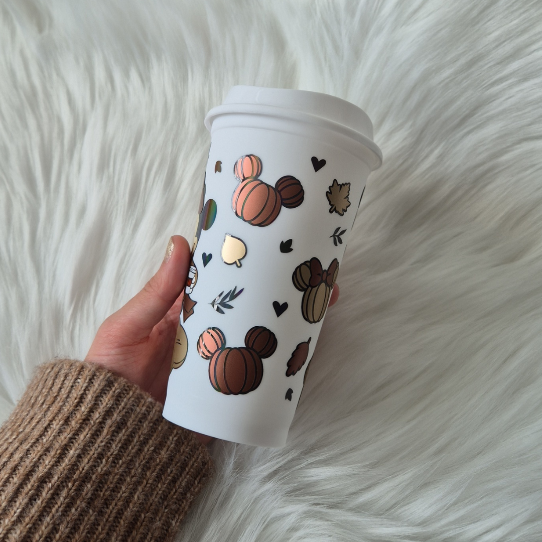 Autumn Minnie Mouse Coffee Cup