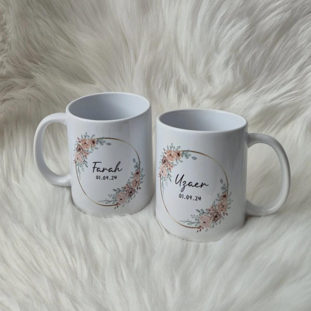 Couples Gift Mug | Set of 2 His & Her Mugs