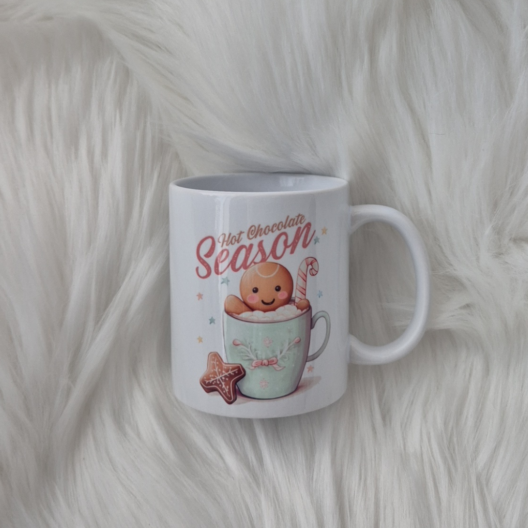 Hot Chocolate Season Ceramic Mug