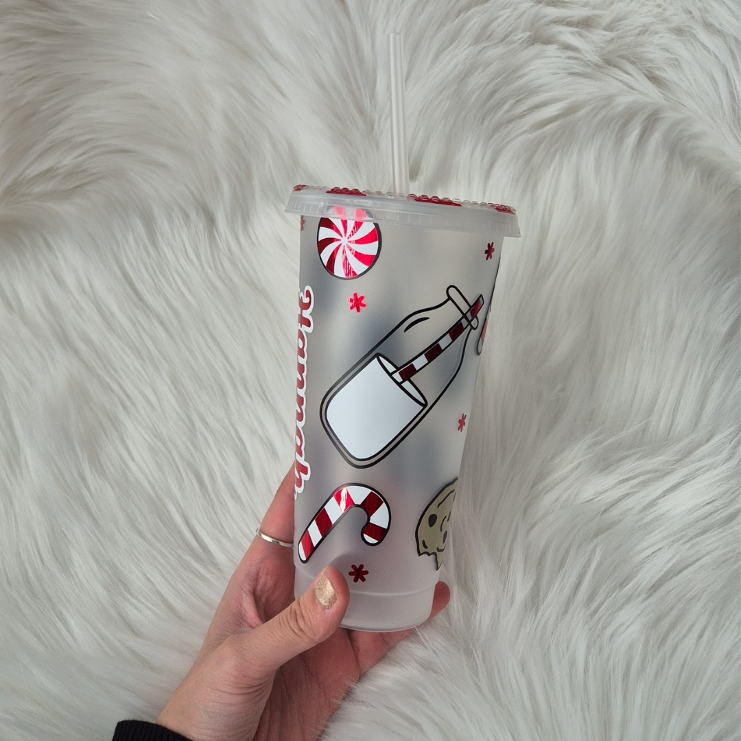 Milk & Cookies Christmas Tumbler