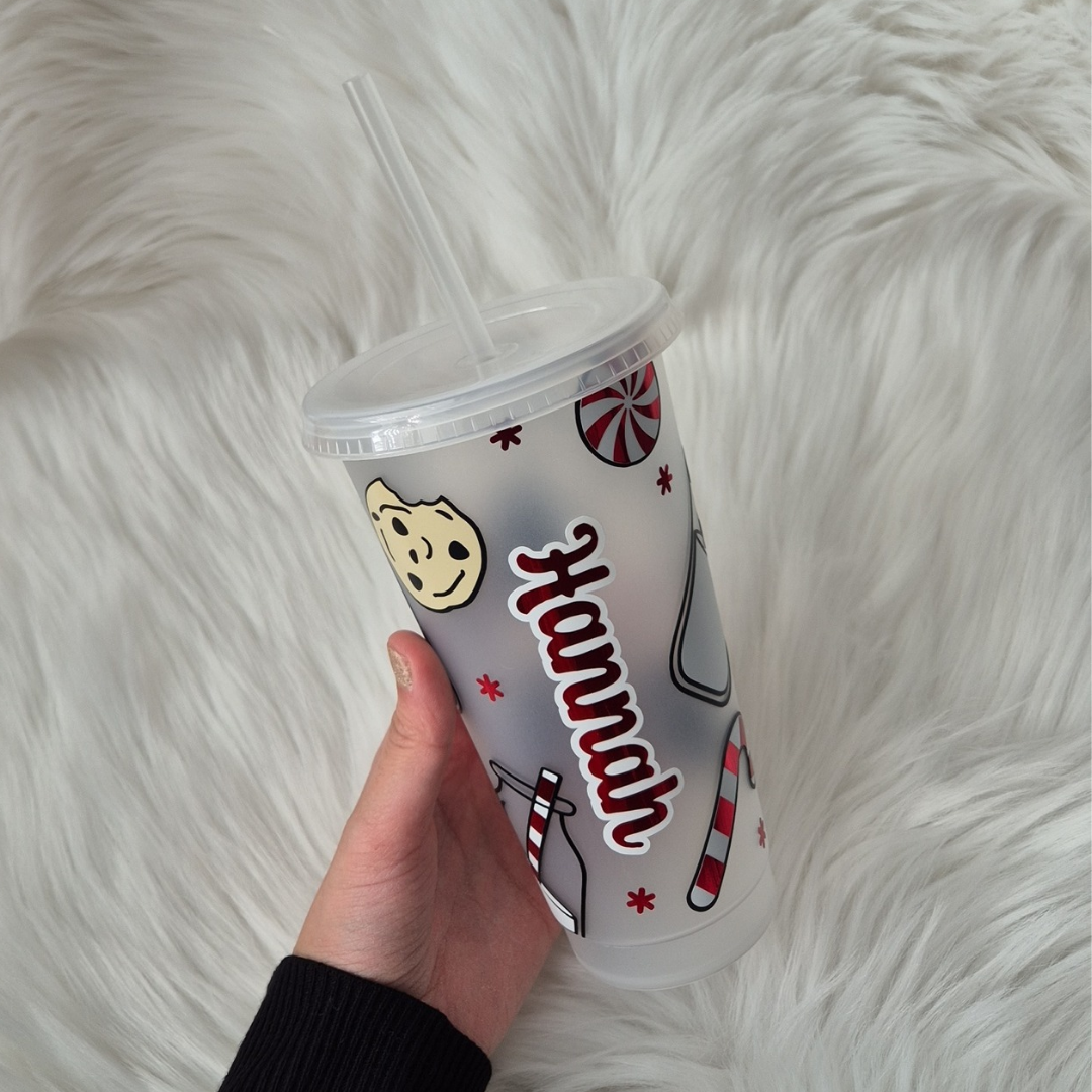 Milk & Cookies Christmas Tumbler
