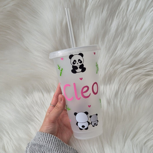 Panda Tumbler Cold Cup