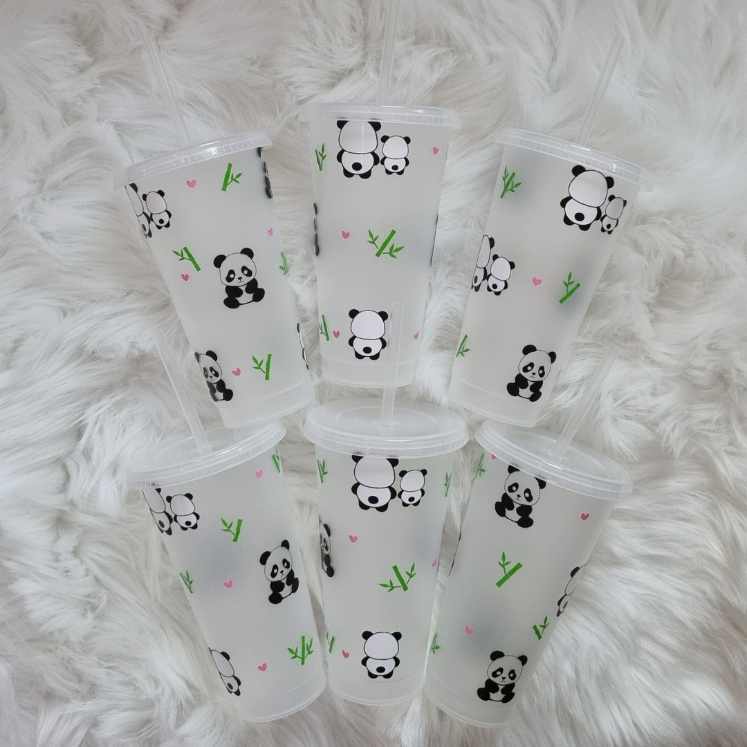 Panda Tumbler Cold Cup