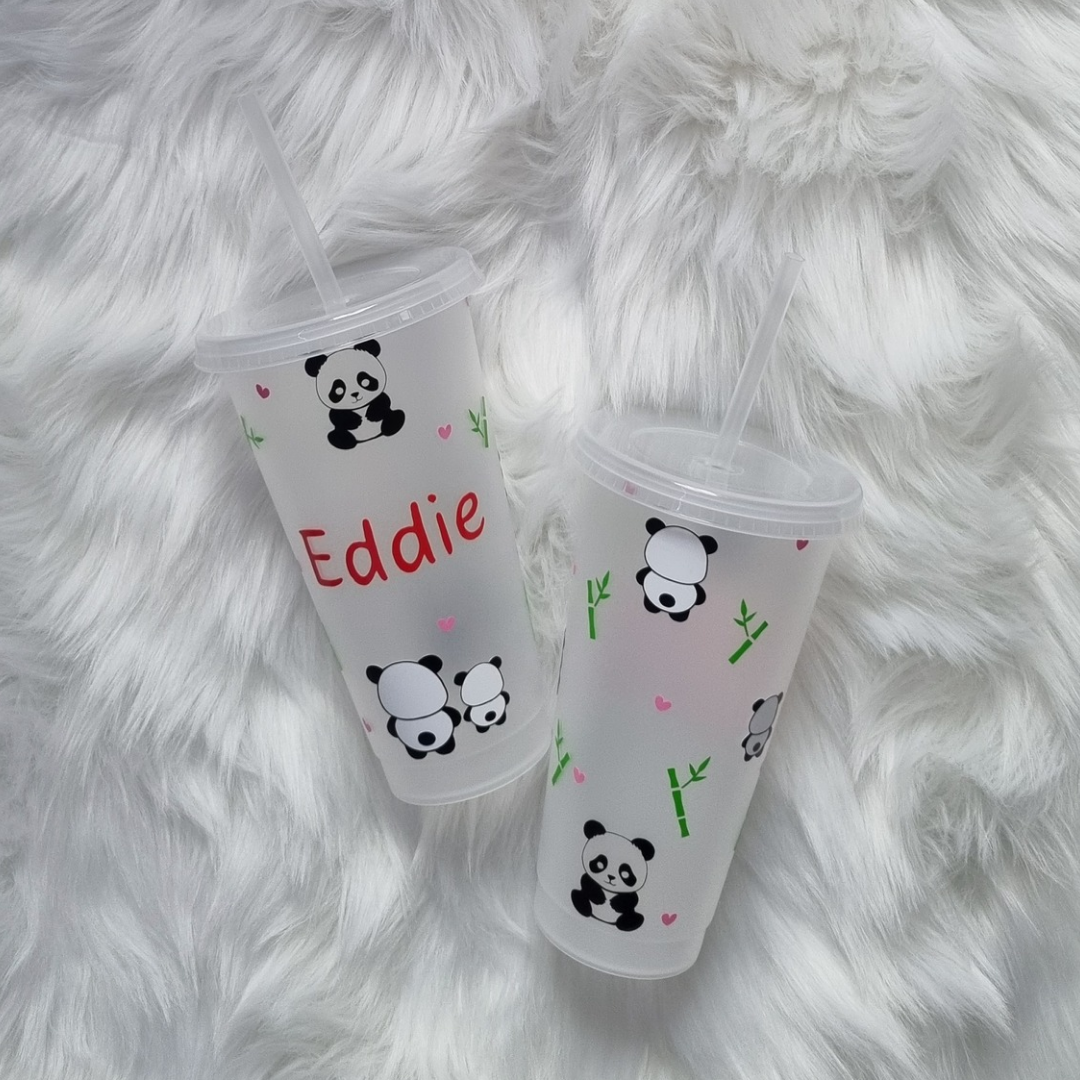 Panda Tumbler Cold Cup