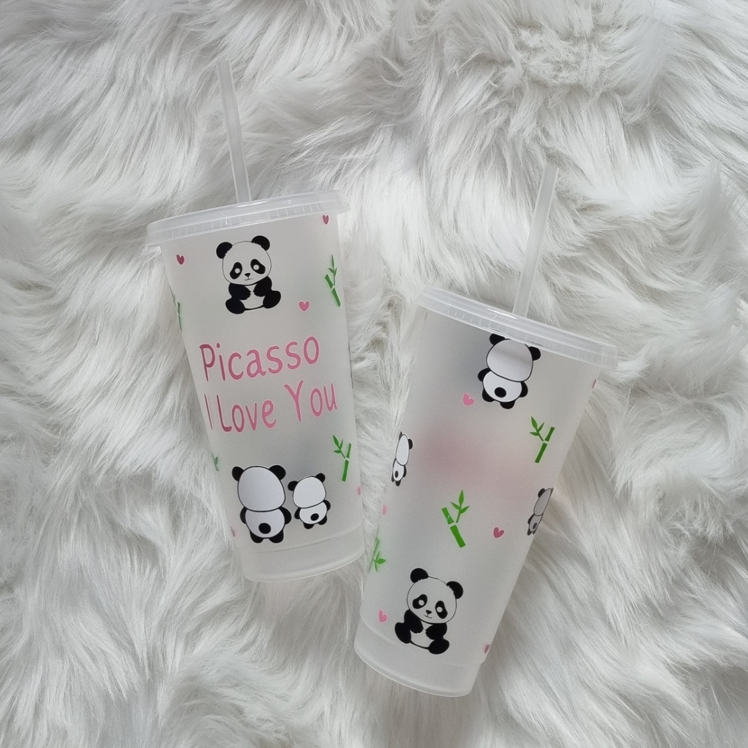 Panda Tumbler Cold Cup