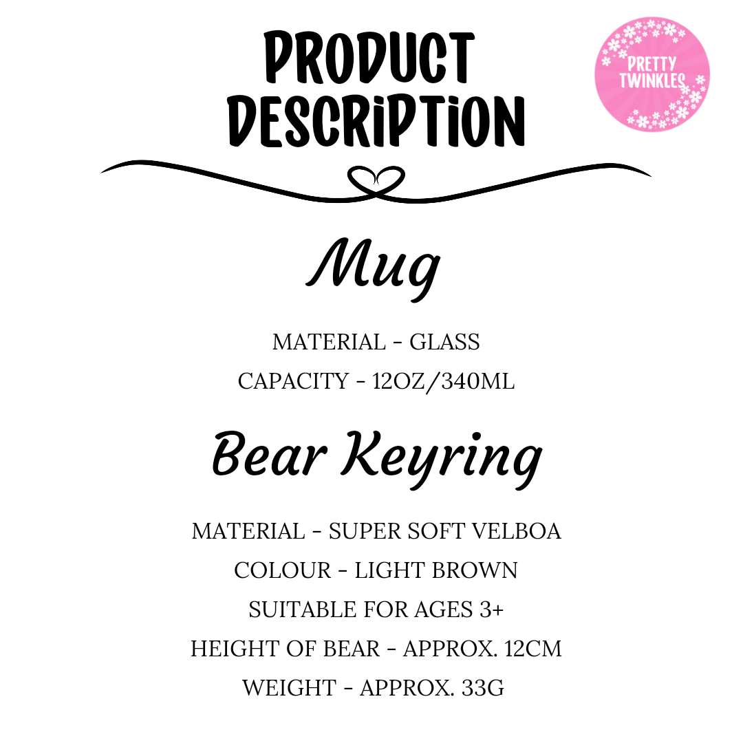 Products Description Mug & Bear keyring