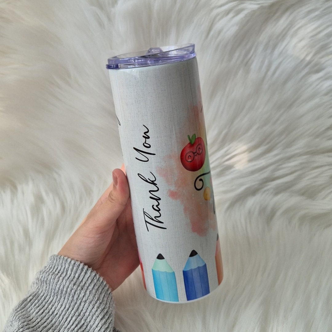 Teach love inspire tumbler Teacher Coffee Tumbler