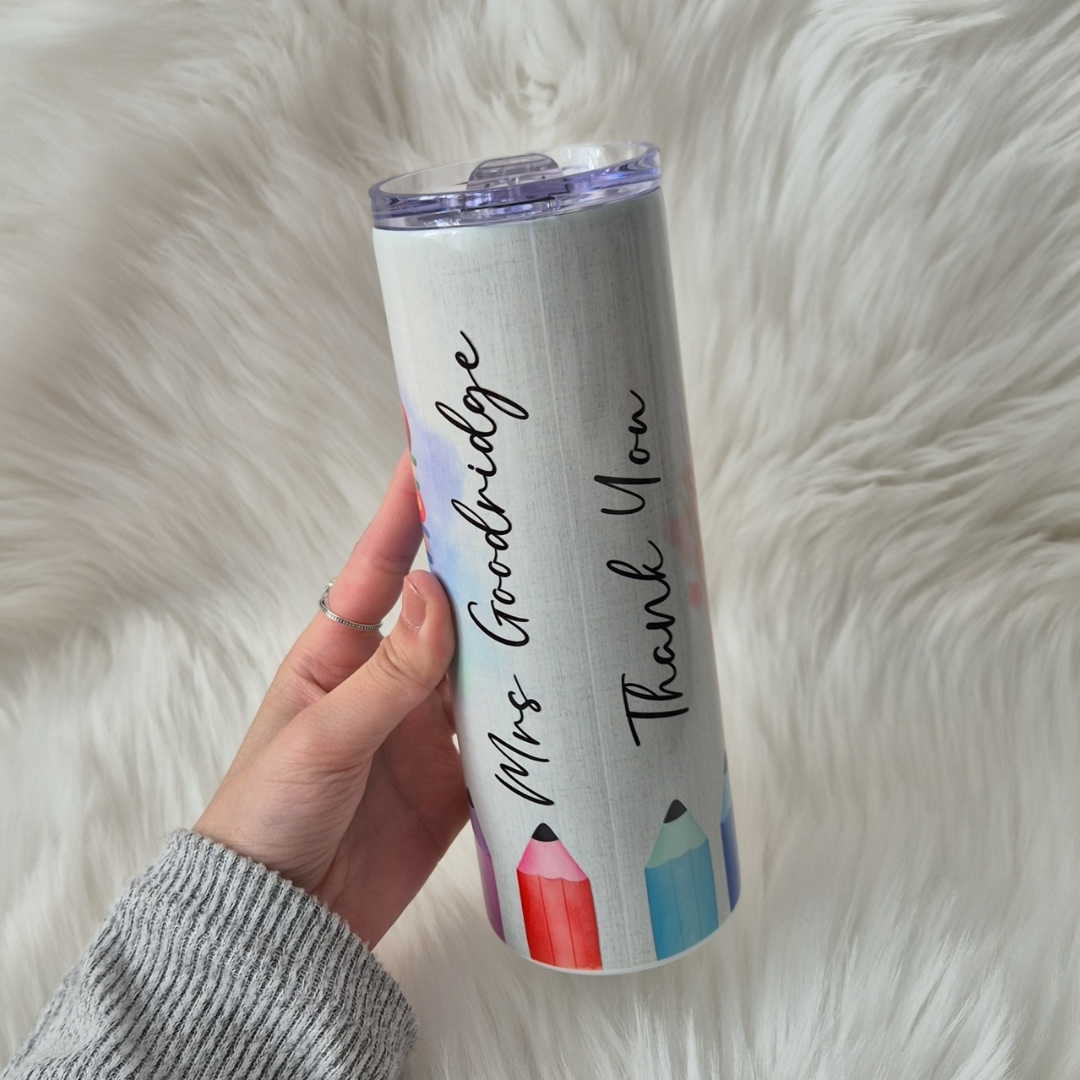 Teach love inspire tumbler Teacher Coffee Tumbler