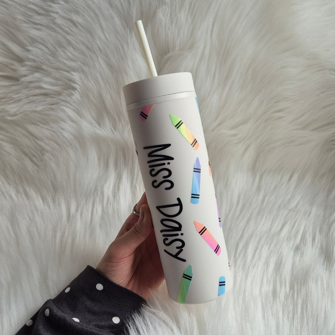 Teacher tumbler personalised