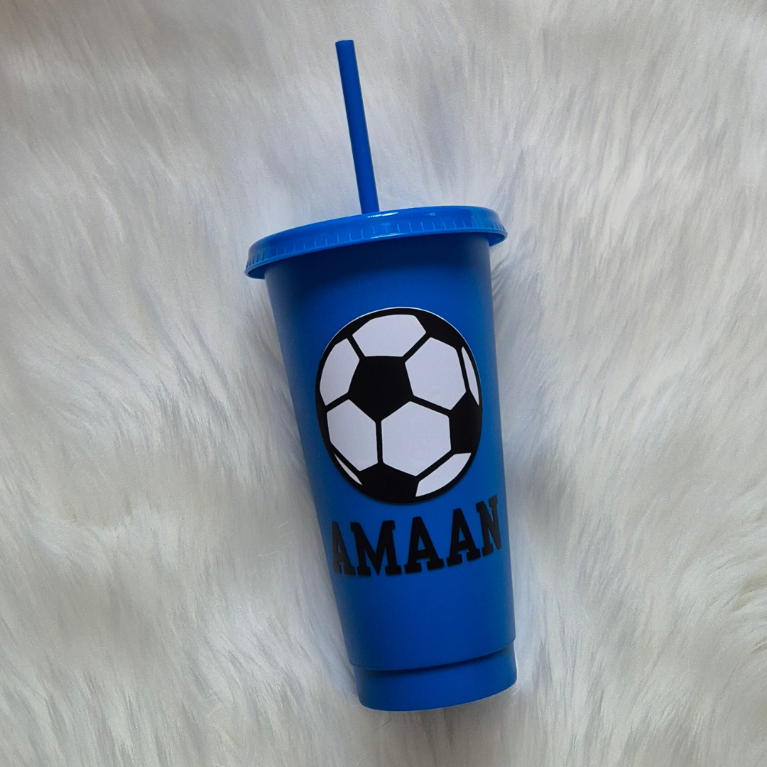 Football Tumbler Cup