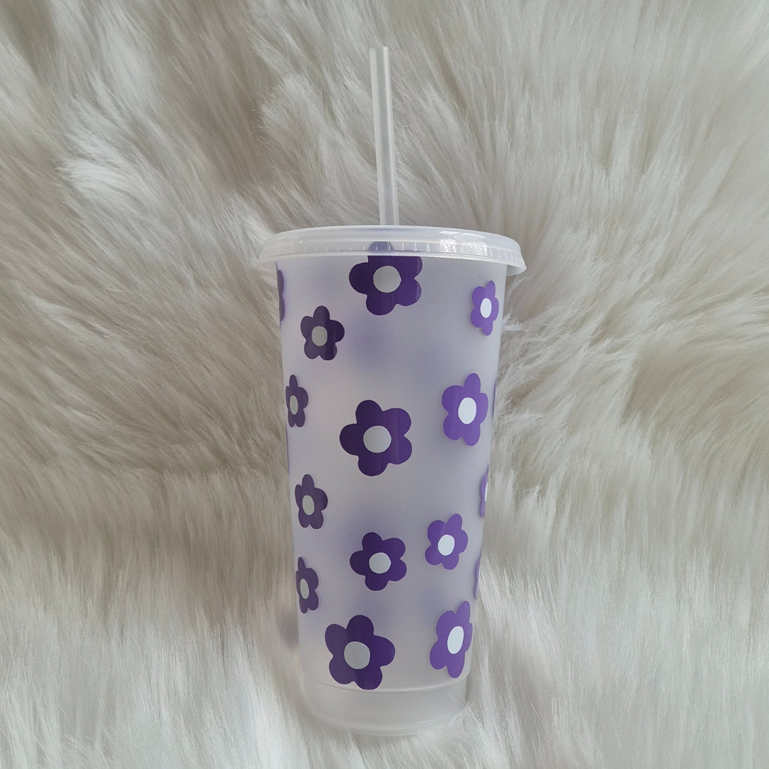 Mum Personalised Flower Tumbler