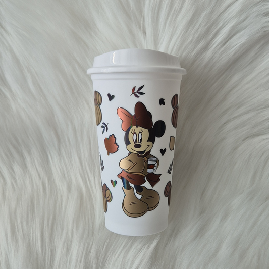 Autumn Minnie Mouse Coffee Cup