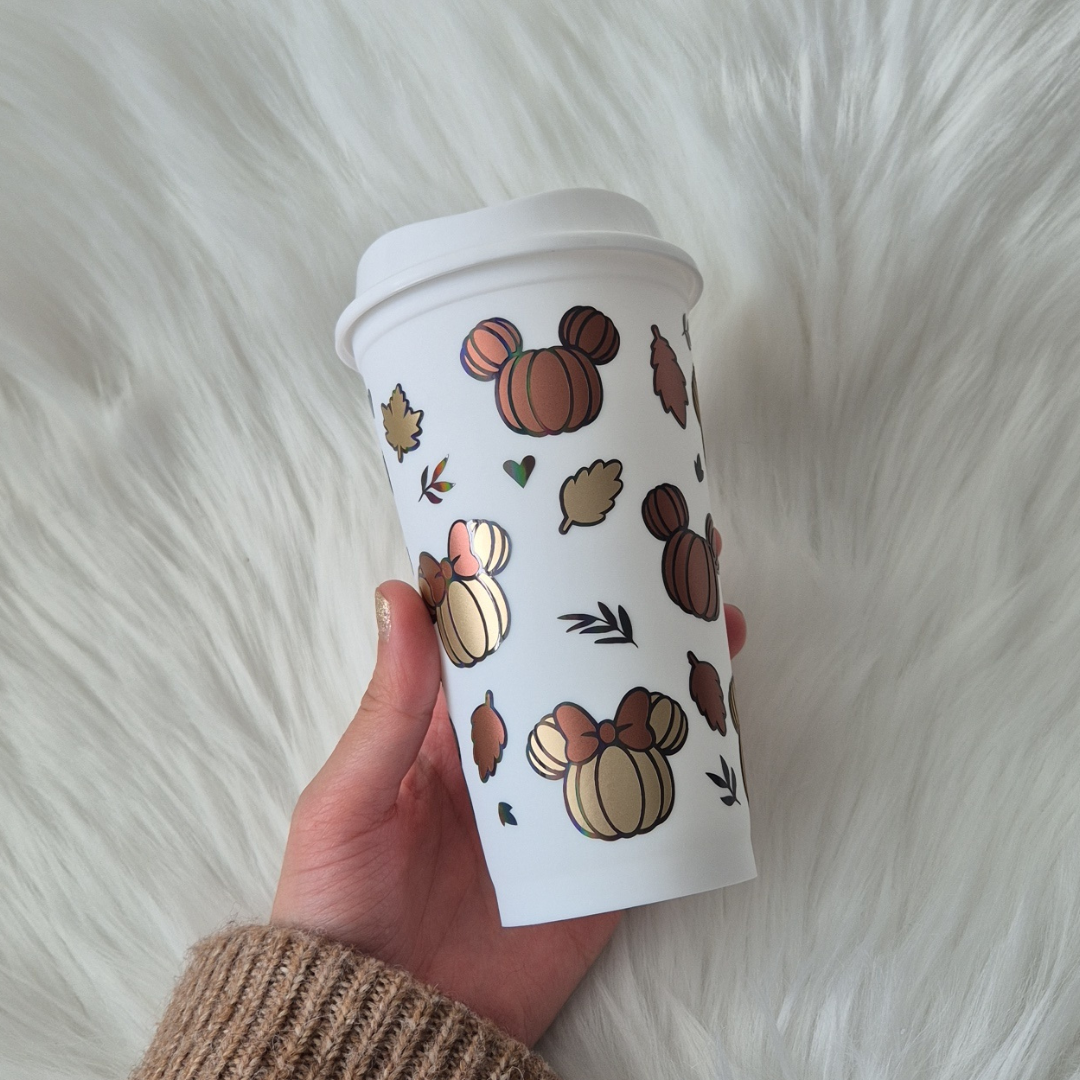 Autumn Minnie Mouse Coffee Cup