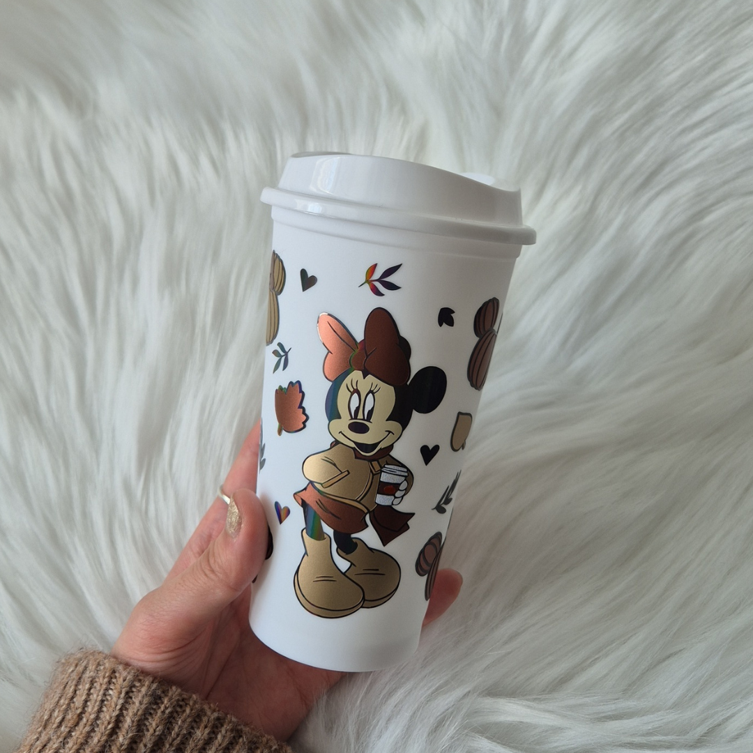 Autumn Minnie Mouse Coffee Cup