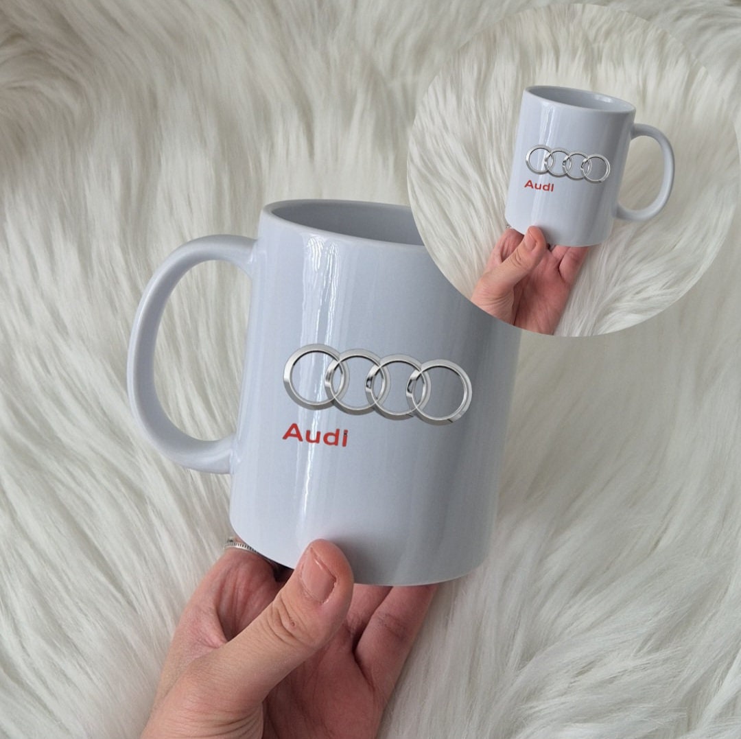 Car logo mugs | BMW | Mercedes | Audi | VW | Car gift for him