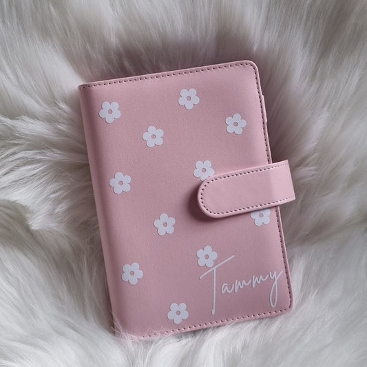 Daisy budget binder with 6 wallets personalised