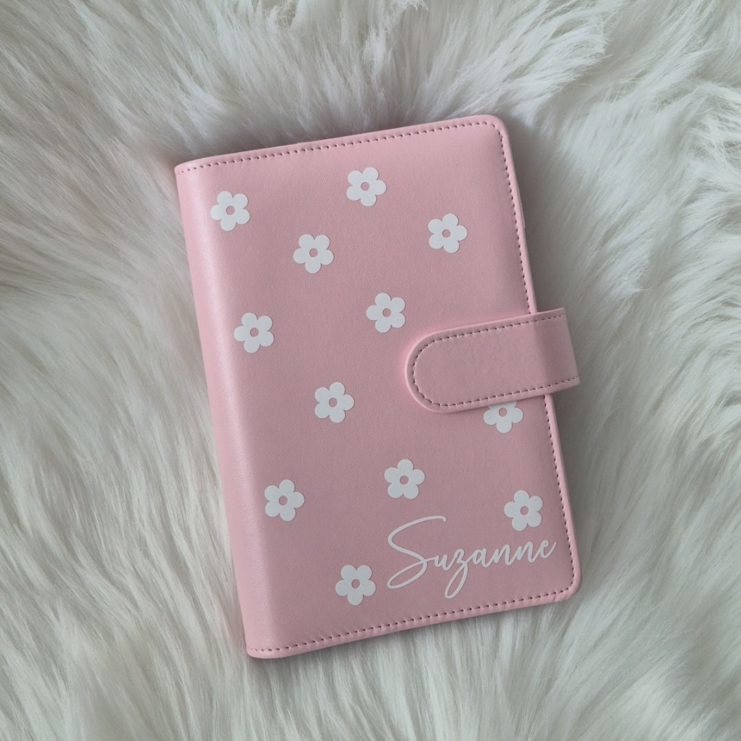 Daisy budget binder with 6 wallets personalised