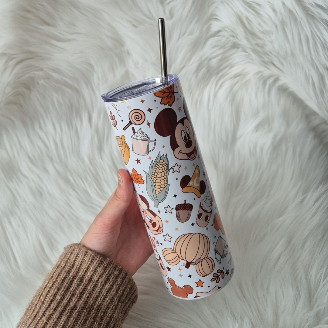 Disney Magical Autumn Halloween Tumbler