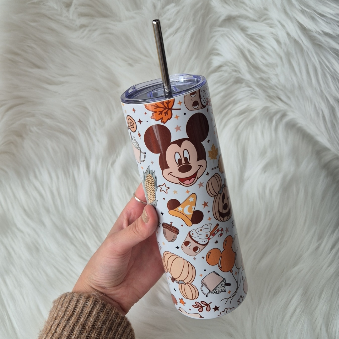 Disney Magical Autumn Halloween Tumbler