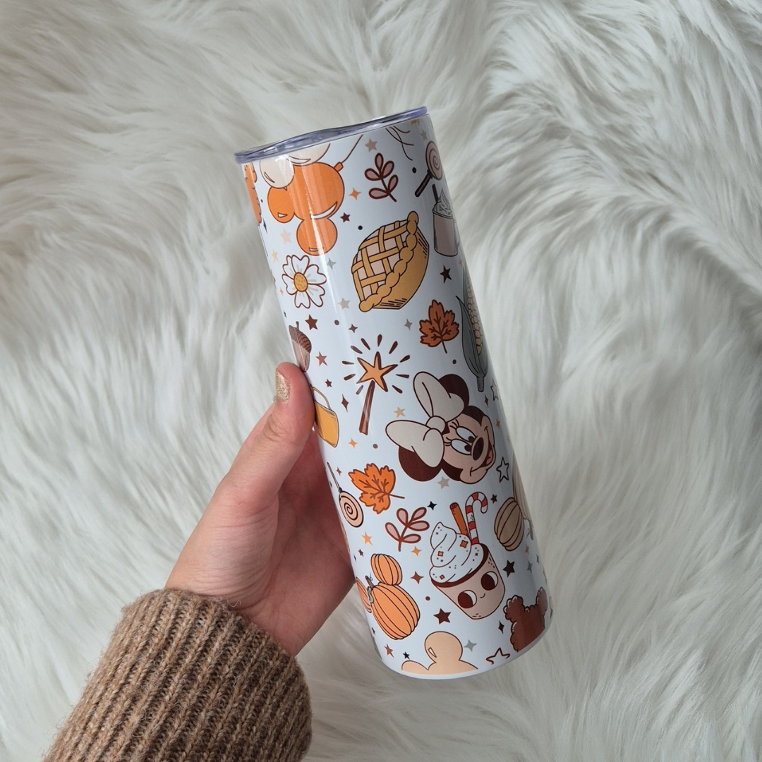 Disney Magical Autumn Halloween Tumbler