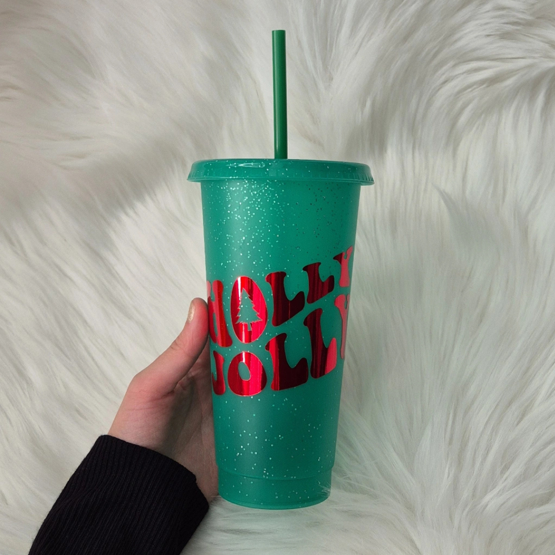 Festive Christmas Tumbler Cups