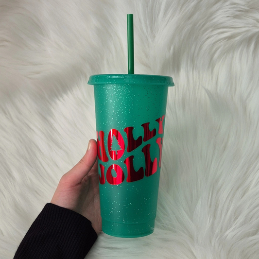Festive Christmas Tumbler Cups
