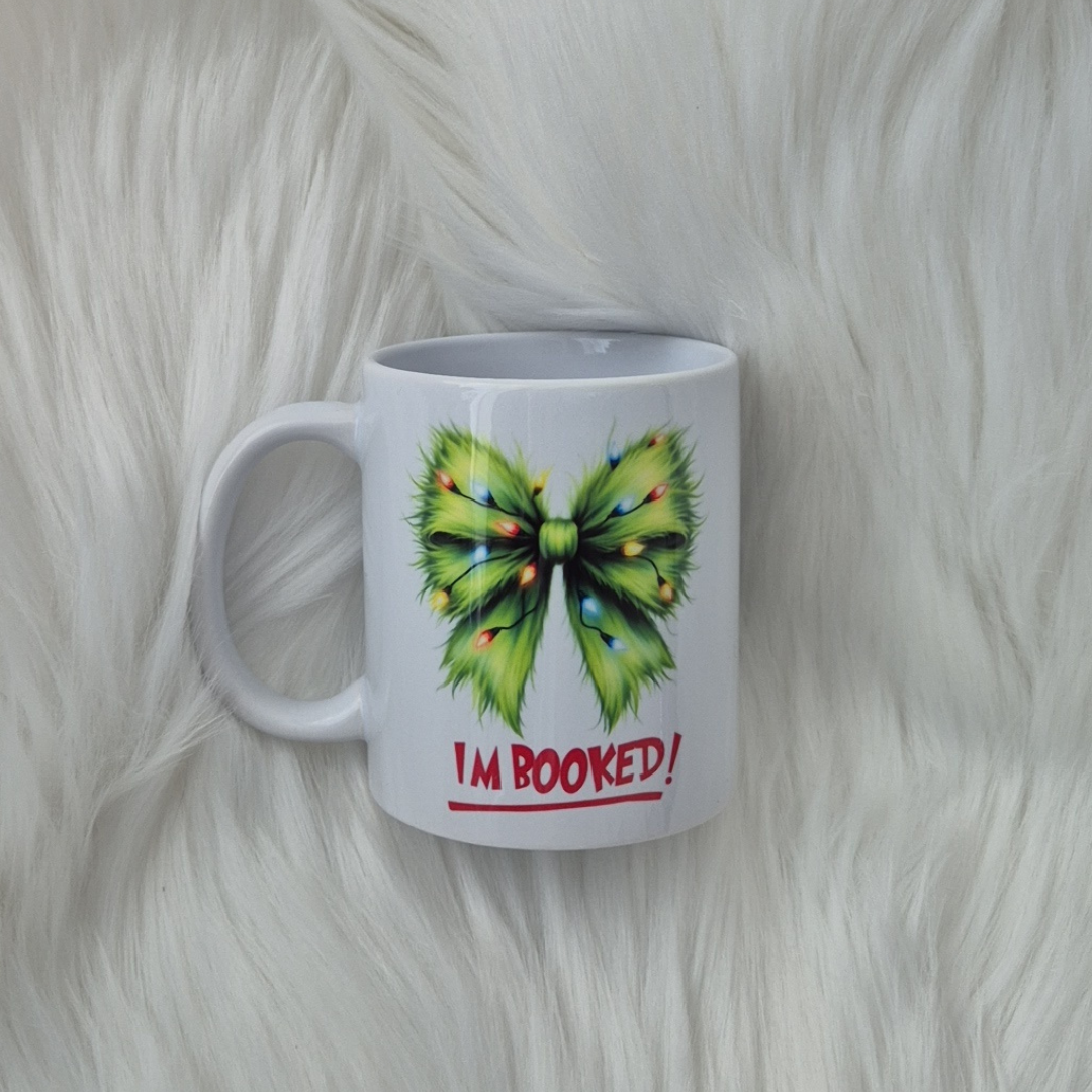 Grinch Bow Ceramic Mug