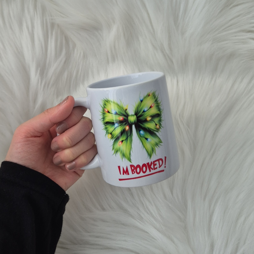 Grinch Bow Ceramic Mug
