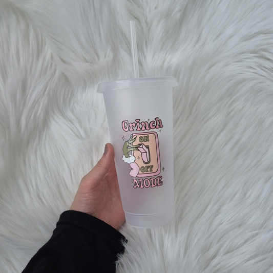 Grinch Mode Cold Cup