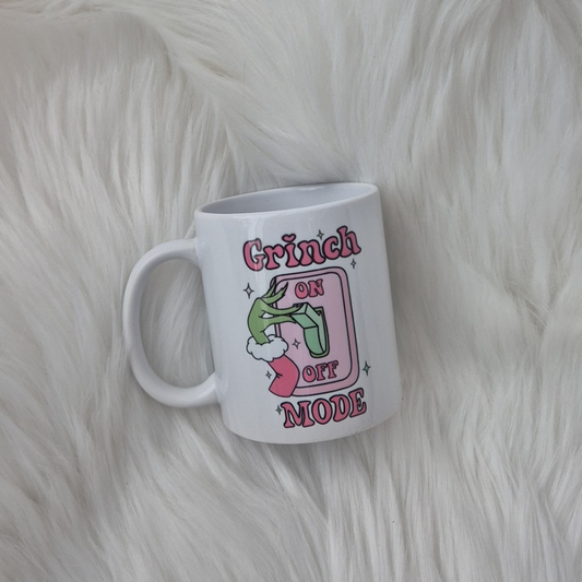 Grinch Mode On Ceramic Mug