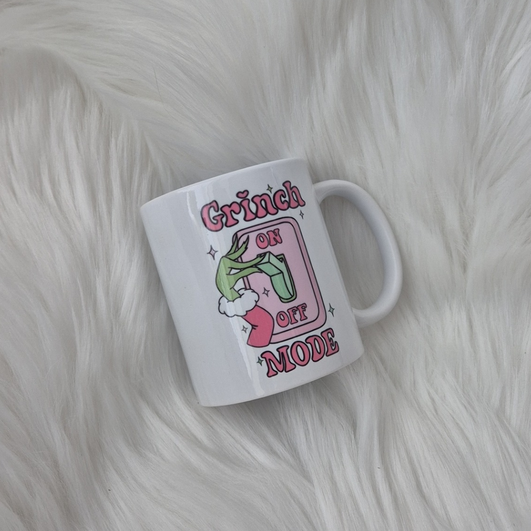 Grinch Mode On Ceramic Mug