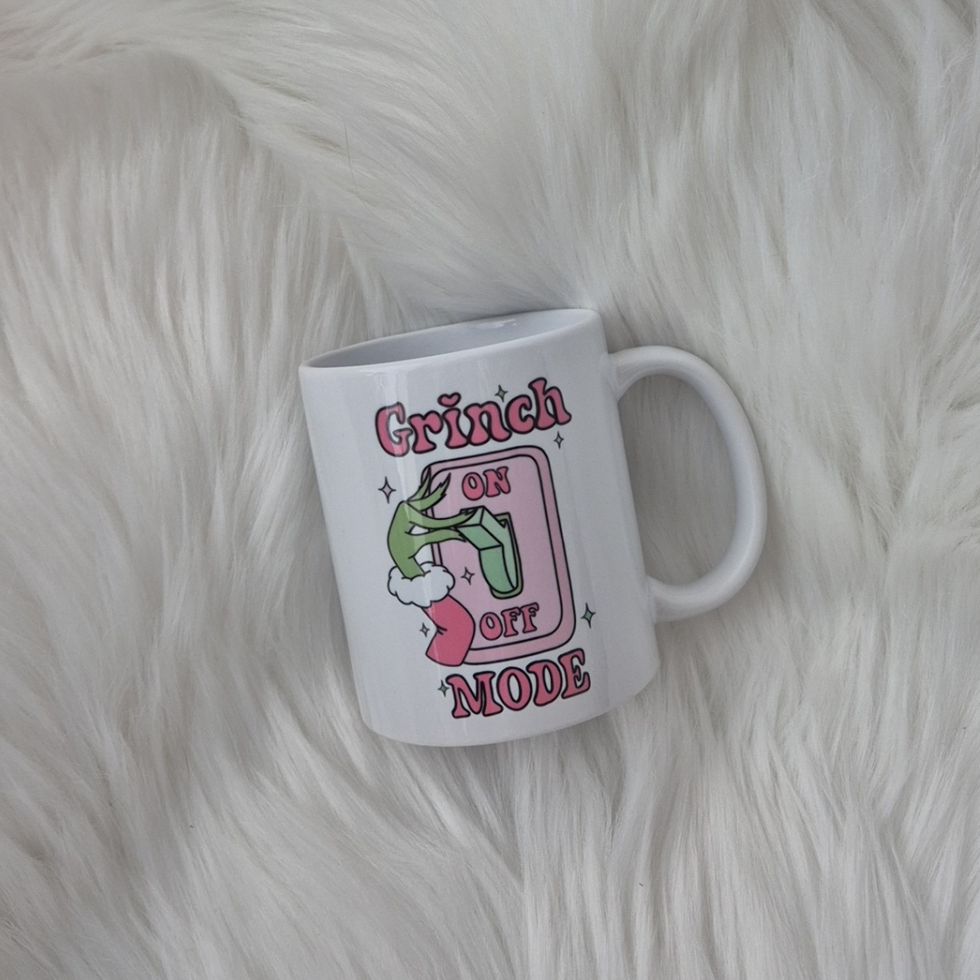Grinch Mode On Ceramic Mug