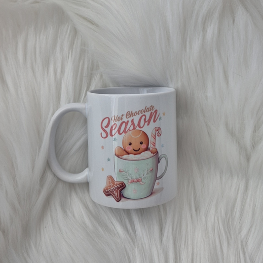 Hot Chocolate Season Ceramic Mug