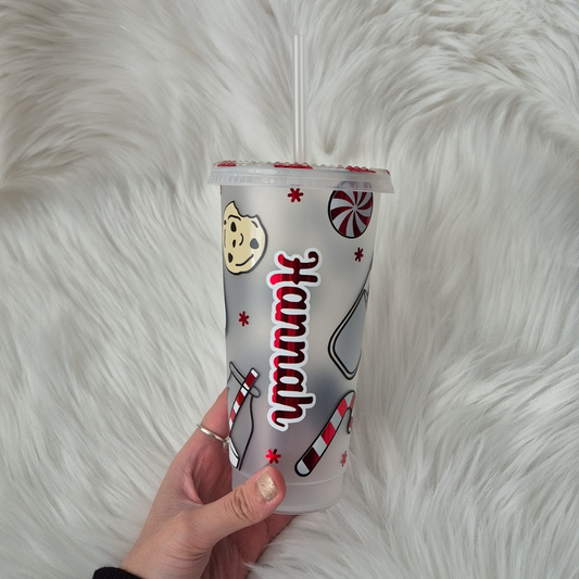 Milk & Cookies Christmas Tumbler