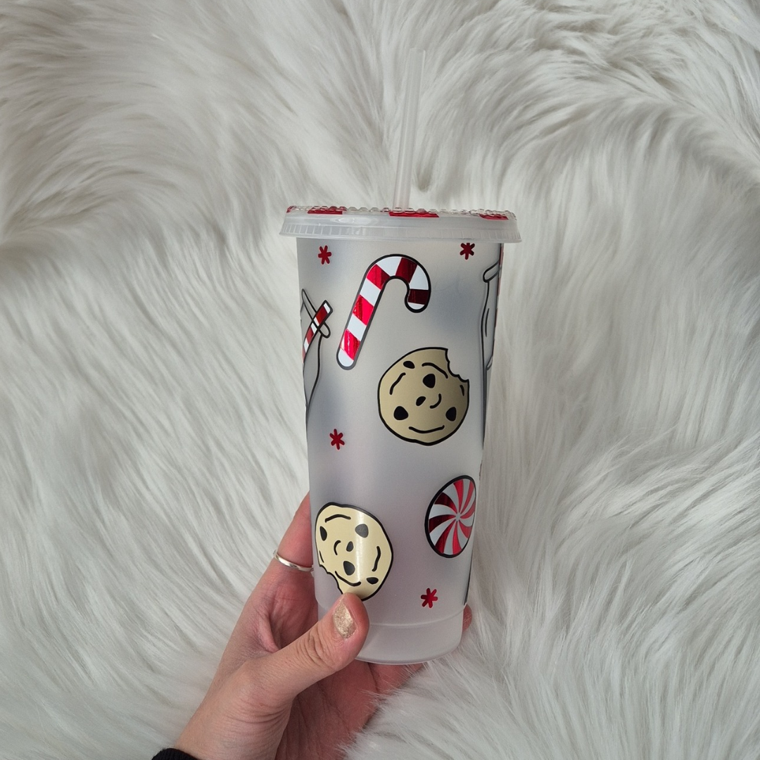 Milk & Cookies Christmas Tumbler