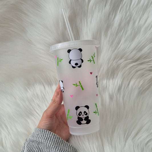 Panda Tumbler Cold Cup