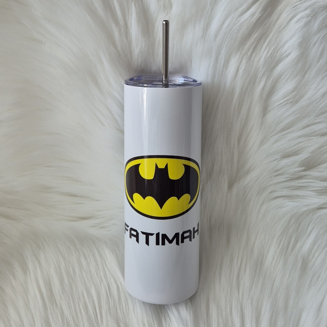 Personalised Batman Coffee Stainless Steel Tumbler