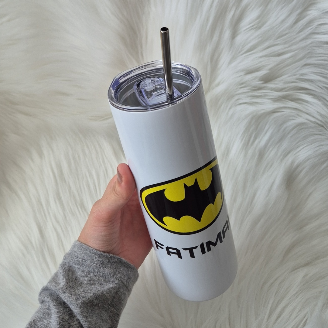 Personalised Batman Coffee Stainless Steel Tumbler