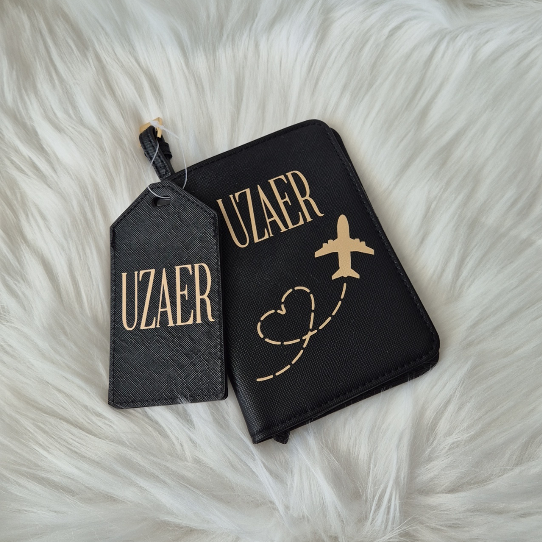 Personalised Passport Cover & Luggage Tag
