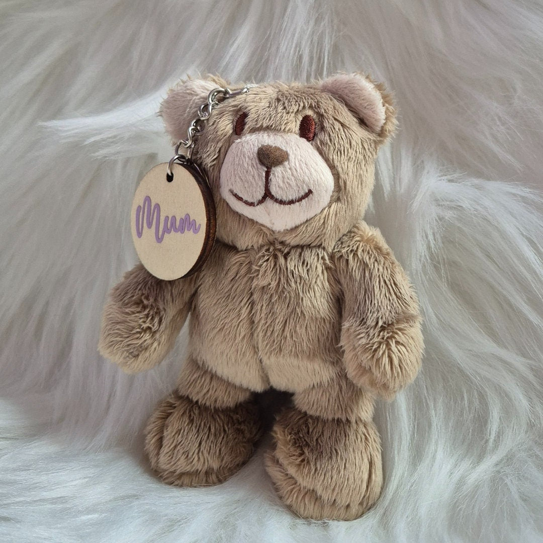 Teddy Bear Keyring For Mum