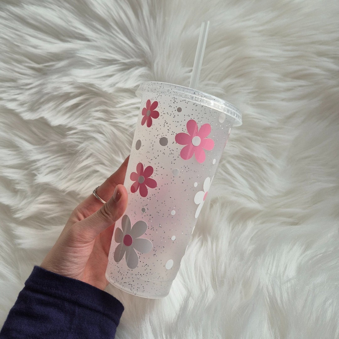 Daisy Flower Personalised Tumbler