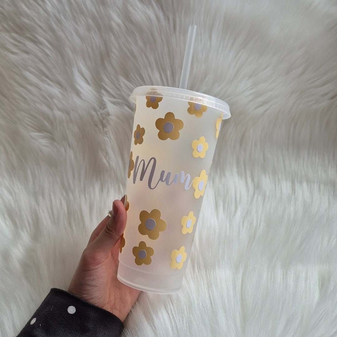 Mum Personalised Flower Tumbler