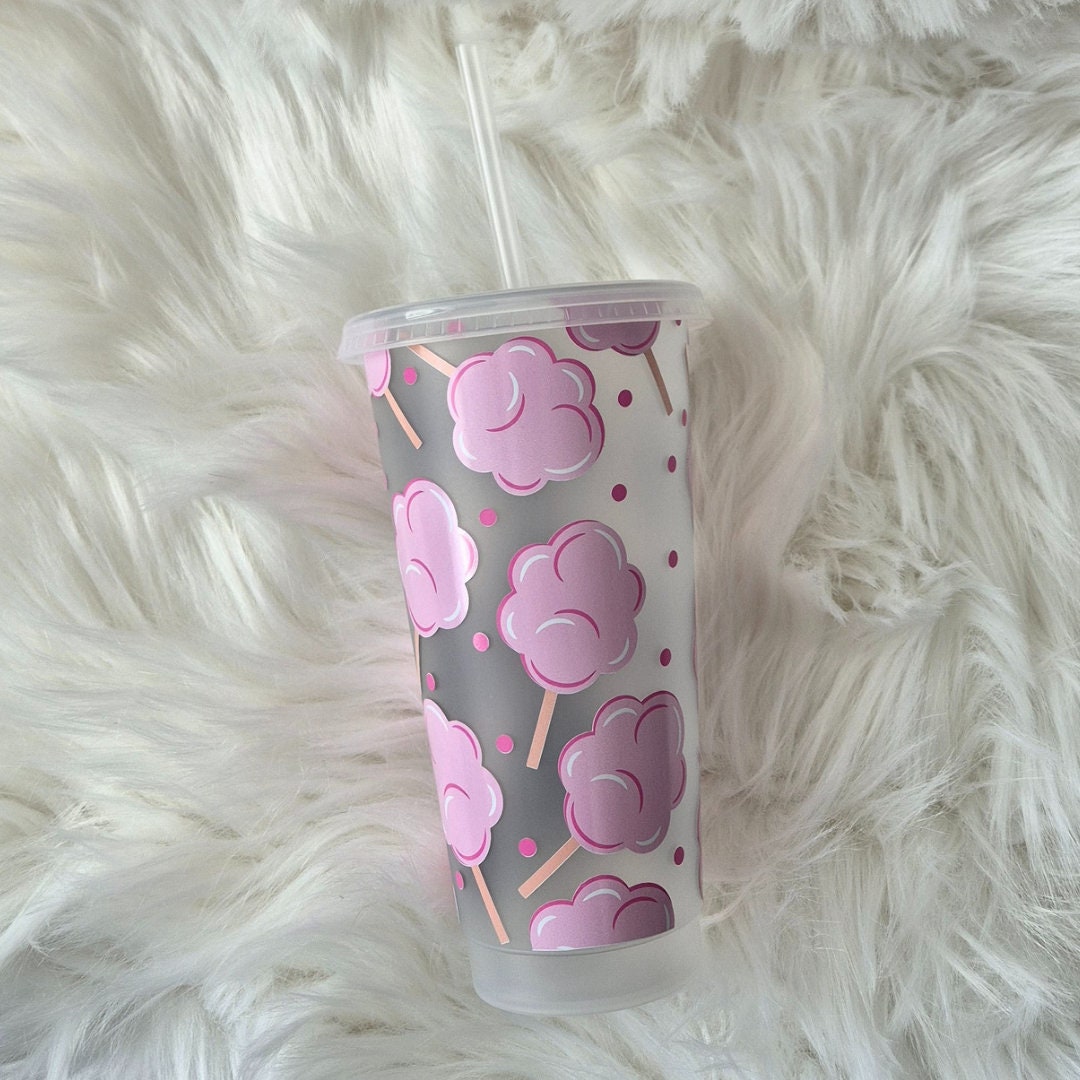 Cotton Candy Floss Pink Tumbler