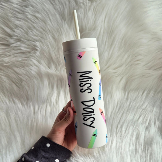 Teacher tumbler personalised