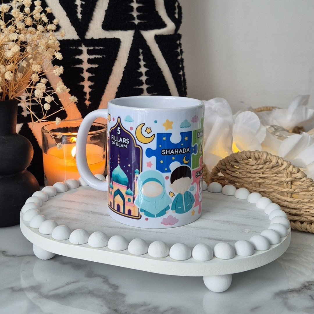 5 Pillars of Islam Mug for Kids - Pretty Twinkles 