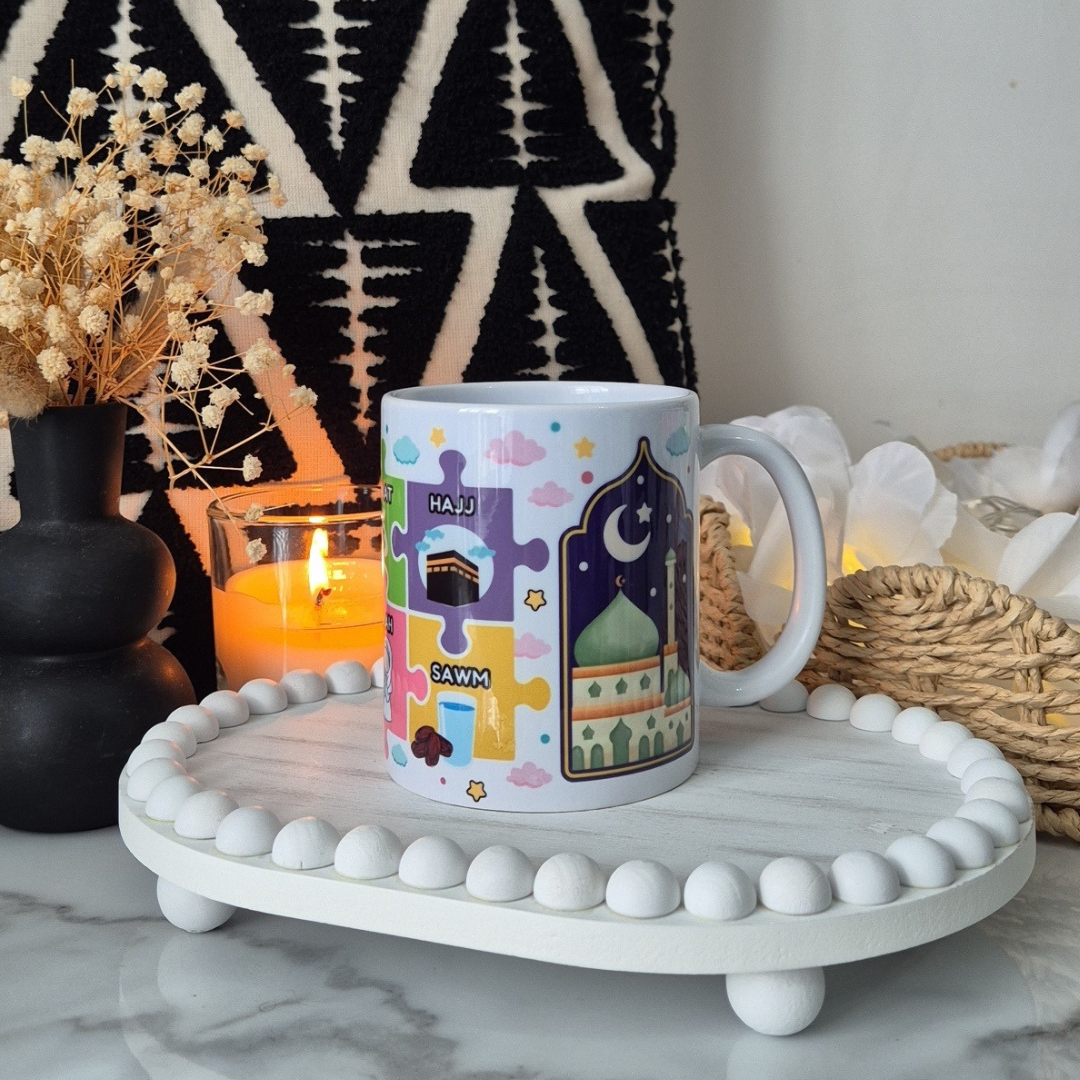5 Pillars of Islam Mug for Kids - Pretty Twinkles 