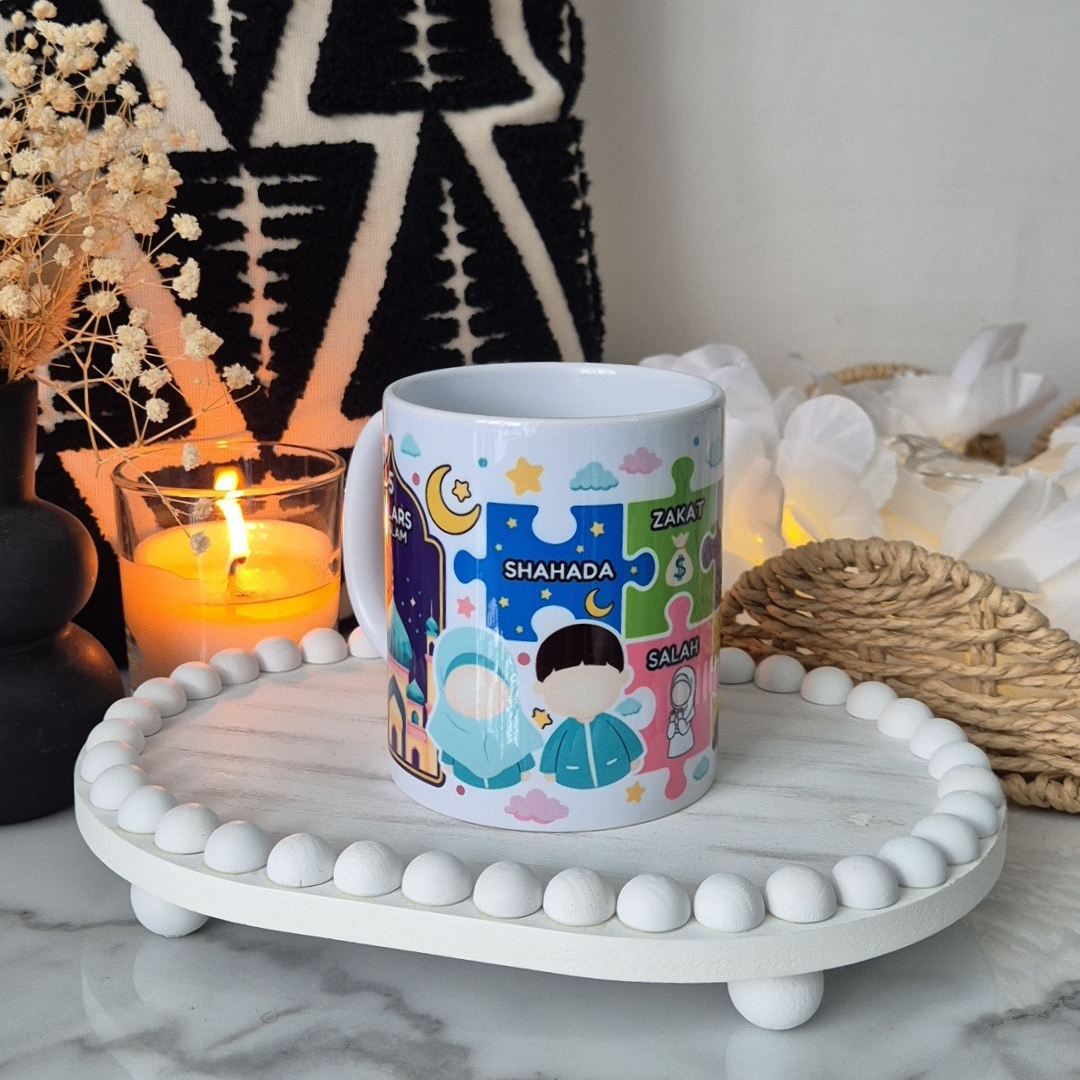 5 Pillars of Islam Mug for Kids - Pretty Twinkles 