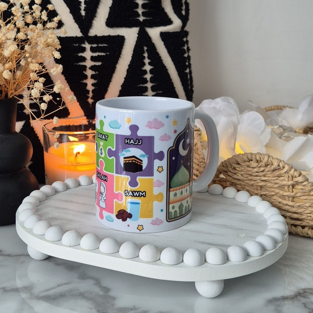 5 Pillars of Islam Mug for Kids - Pretty Twinkles 